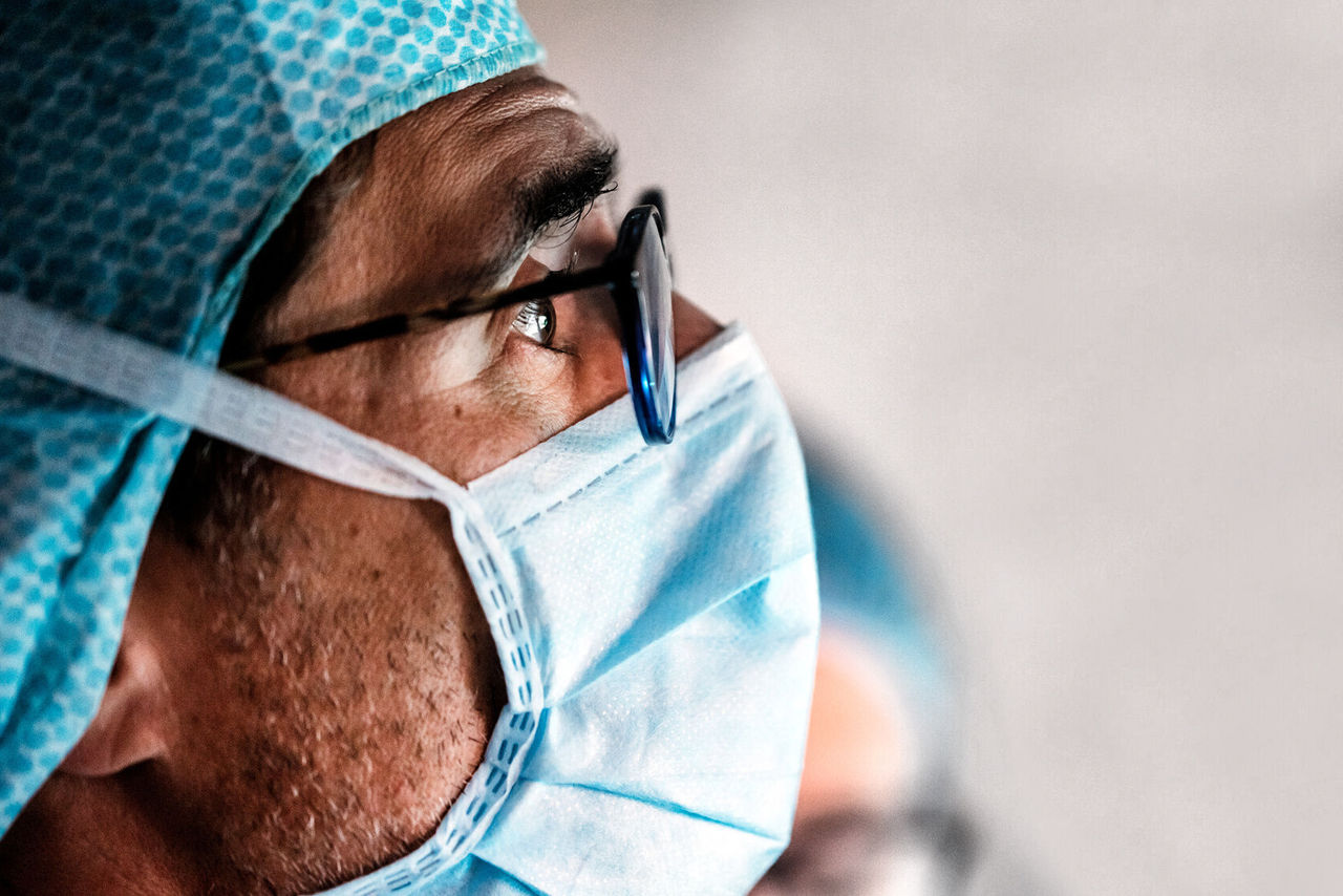 profesional de la salud en acción